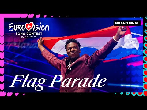 Flag Parade | Eurovision 2025 | #UnitedByMusic ​​🇨🇭