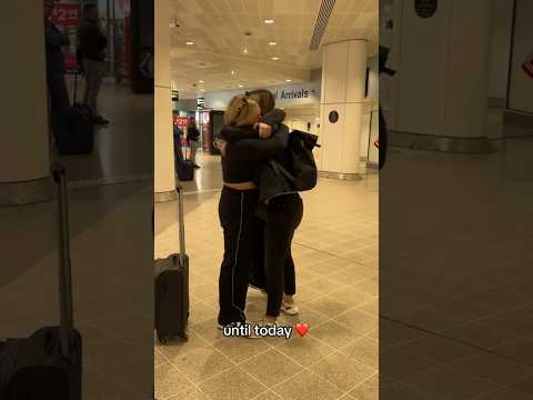 never needed a hug more #longdistance #friends #germany #reunited #airport #wholesome