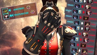 I embarrassed my super toxic team by solo killing everyone with Widowmaker and Hanzo - Overwatch