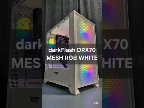darkFlash DRX70 MESH RGB WHITE I5 12400F RTX 4060Ti #pcbuild #pcgaming #거제컴퓨터 #컴포유