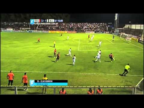 Gol de Borrego. Douglas Haig 2 - All Boys 1. Fecha 3. Primera B Nacional 2015. FPT.