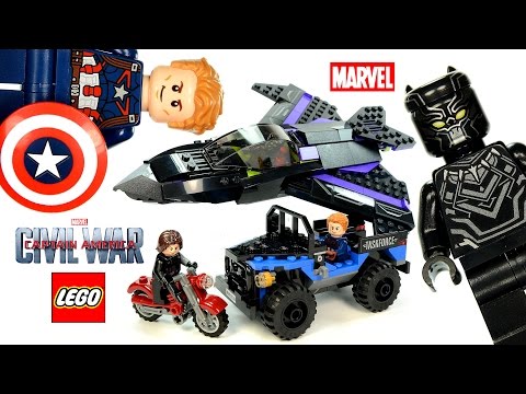 Vidéo LEGO Marvel 76047 : La poursuite de la Panthère noire