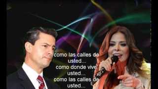 GLORIA TREVI Señor Presidente (Lyric Vídeo)