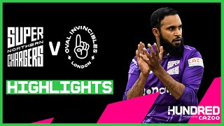 Northern Superchargers vs Oval Invincibles - Highlights | Rashid Runs the Show! | The Hundred 2021