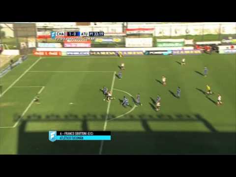 Gol de Sbuttoni (E/C). Chacarita 1 - Atlético Tucumán 0. Fecha 30. B Nacional 2015. FPT