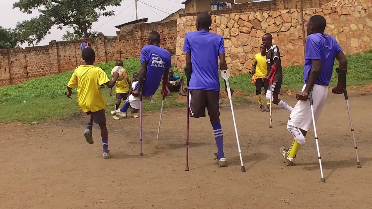 Amputierten Fußball in Uganda