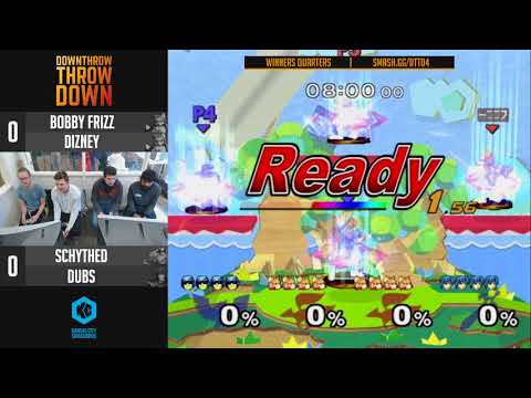 DTTD #4 SSBM - Bobby Frizz & Dizney Vs. Schythed & DUBS - Doubles Winners Quarters