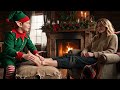 Blonde Teen Feet Massage By Christmas Elf