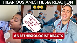 I forgot how to drink, yesterday | Bad Anesthesia Reaction - Anesthesia Doctor Reacts