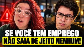CRISE NO MERCADO DE TRABALHO NO BRASIL…