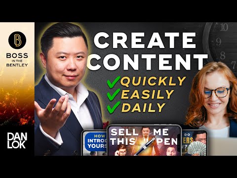 インスピレーションに満ちたコンテンツを素早く簡単に作成する方法(毎日) (The Fast, Easy Way To Create Inspiring Content (Every Day))