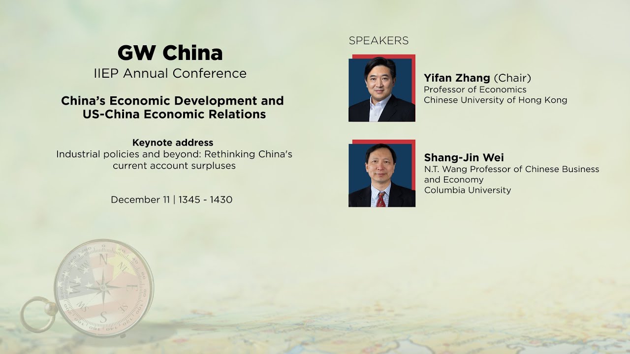 AGI x GW China Conference: Keynote address by Shang-Jin Wei & Yifan Zhang
