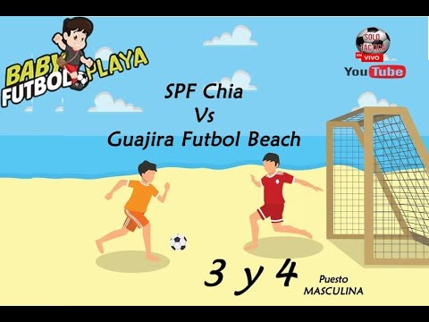 SPF Chia 🆚️ Guajira Fútbol Beach. 3 y 4 Puesto. Baby Futbol Playa. Masculino .2026.