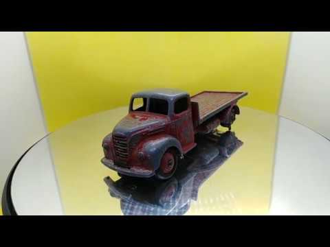 Dinky toys fordson Thames flat bed truck no/30r with scratch built load.