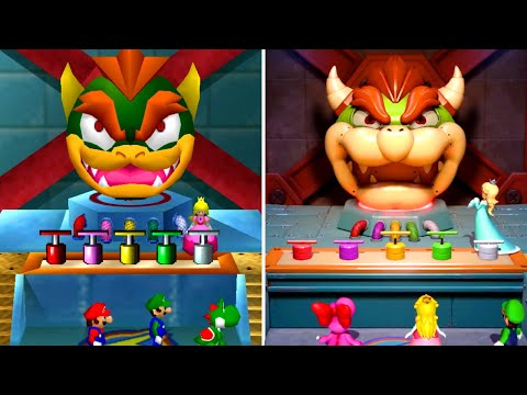 Mario Party Superstars - All Minigames Comparison (Remake VS Original)