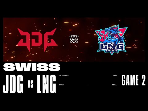 JDG vs. LNG - Game 2 | Swiss Stage | 2023 Worlds | JDG Intel Esports Club vs LNG Esports (2023)