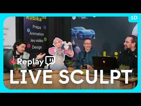 REPLAY LIVE SCULPT - ZBrush · Sculpture 3D · Pipeline 3D