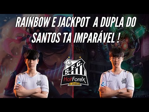 RAINBOW E JACKPOT, RAINBOW DE ZIGGS E JACKPOT DE IRELIA - LOL REPLAYS NARRADOS