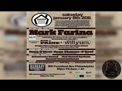 Mark Farina @ 100th Shakedown Anny- The Barbary, Philadelphia- Mushroom Jazz 7 Tour- January 8, 2011