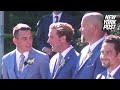Best Man Heard Lusting For Busty Bridesmaid On Hot Mic In Viral Wedding Video New York Post
