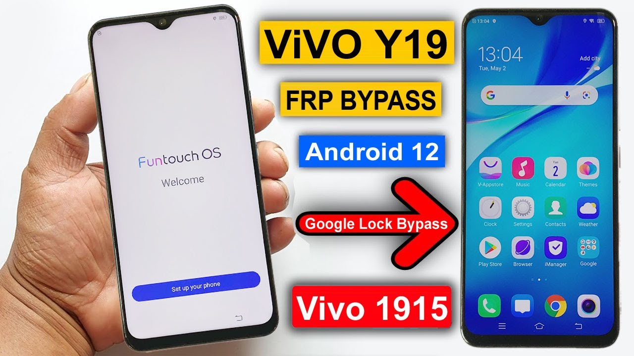 Vivo Y19 Frp Bypass Android 12 | Vivo Y19-1915 Google Lock Bypass | New 2023 | Vivo Y19 Frp Unlock