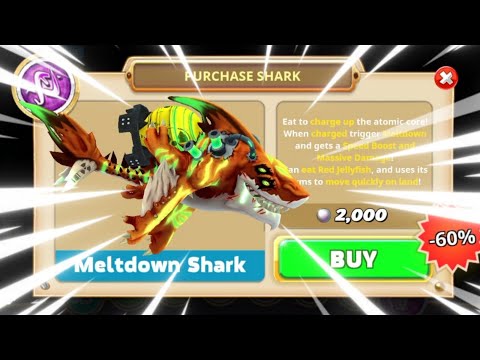 GET MELDOWN SHARK  60% OFF (JAWSOME DISCOUNT 2022) - Hungry Shark World