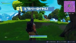 【FORTNITE】円に追われてたらゼロキルでビクトリーロイヤルになった話_5日目