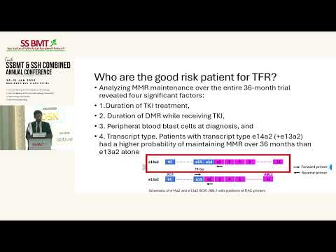 CML 2025:Achieving Treatment-Free Remission—Patient Selection Algorithm | Ihab Elhemaidi |30JAN 2026
