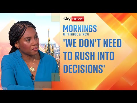 Badenoch: UK doesn't 'need to rush' into joining Trump's Board of Peace