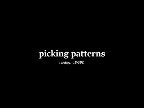 Two-Finger Banjo: picking patterns