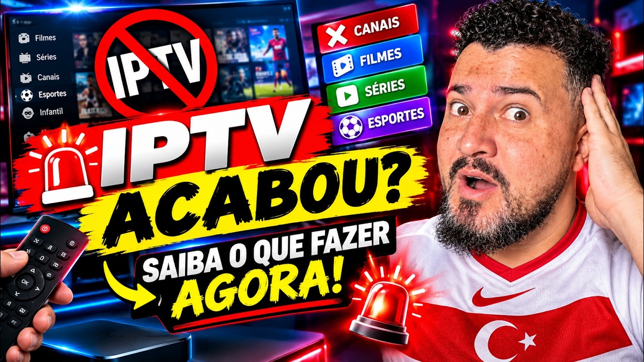 🚨 IPTV ACABOU? SAIBA O QUE FAZER AGORA!