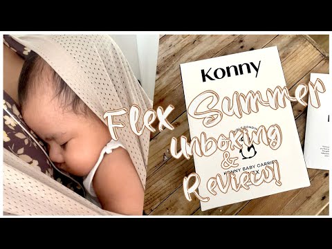 Konny Baby Carrier Flex Summer Unboxing + Review