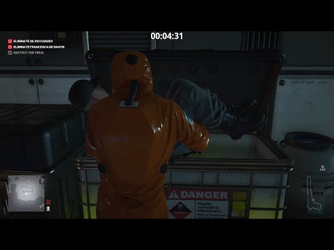 Hitman 3 Sapienza Guide Road to 20 Mastery level Walkthrough World of tomorrow Field lab start