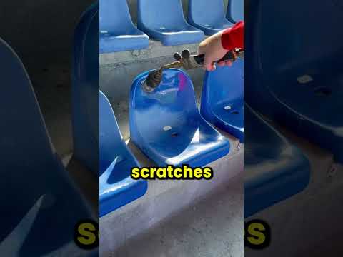 How Stadium Seats Are Cleaned 🏟️