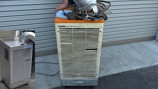 ヤフオクで実働5千円で買ったスポットクーラーが動かないし想像以上に汚かったからレストアした。群馬は極性が違うのか？