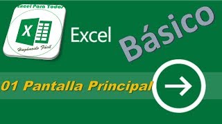 01 Excel Básico: Pantalla Inicial