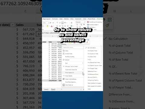 How to Calculate Change / Variance in Pivot Tables