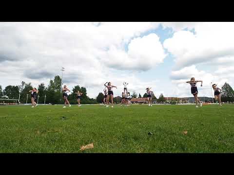 Auftritt der Flying Stars Cheerleader beim Heimspiel gegen die Gießen Golden Dragons 2017