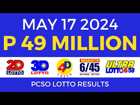 Lotto Result Today 9pm May 17 2024 Complete Details