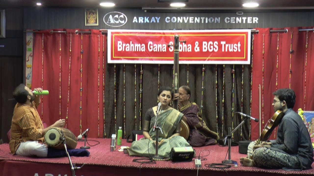 BRAHMA GANA SABHA & BGS TRUST - Malavika Sunder Vocal