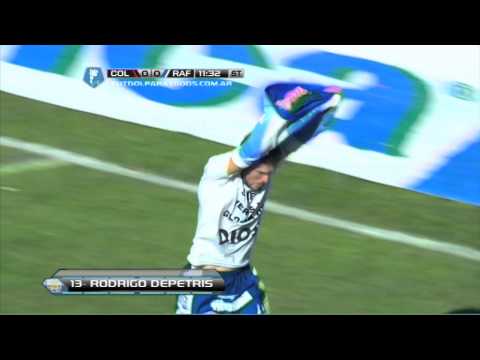 Gol de Depetris. Colón 0 - Rafaela 1. Desempate. Fútbol Para Todos