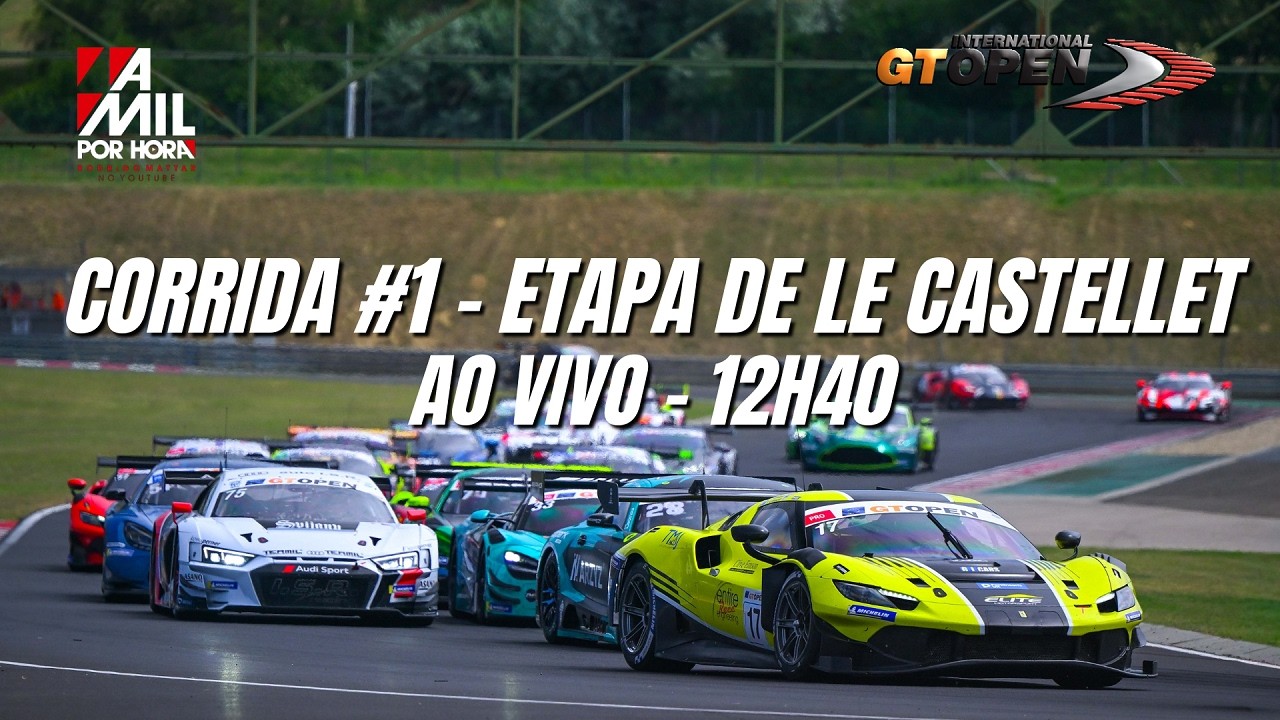 🟣INTERNATIONAL GT OPEN 2026 | ETAPA DE LE CASTELLET - 1ª CORRIDA | AO VIVO E COM IMAGENS
