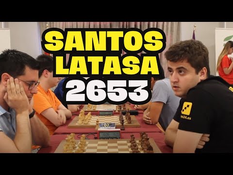 I face the EUROPEAN CHAMPION Jaime Santos Latasa? 🤝Spanish Chess Championship R6