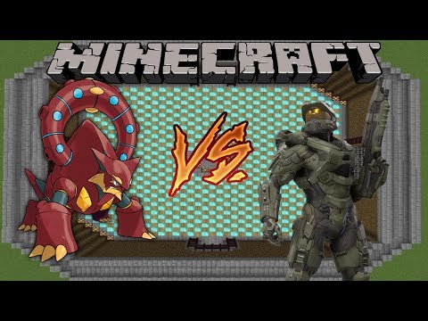 VOLCANION VS HALO - PIXELMON VERSUS MODE - MINECRAFT 1.10.2 (MODDED MINI-GAME)