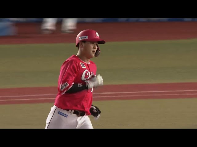 【3回裏】マリーンズ・山口航輝 天王山で貴重な先制ホームラン!! 2021年9月28日 千葉ロッテマリーンズ 対 オリックス・バファローズ