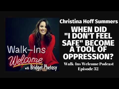 Walk-Ins Welcome Podcast #32 - Christina Hoff Summers