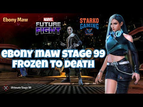 LUNA SNOW VS EBONY MAW 99 WITH A SPECIAL GUEST!!! | MARVEL FUTURE FIGHT
