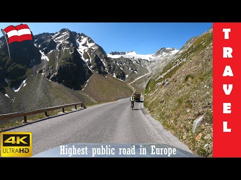 Driving in Austria 9: Otztal Glacier Road (Ötztaler Gletscherstrasse) 4K 60fps