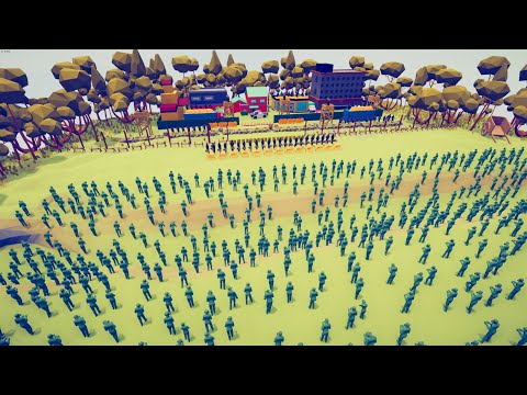 CAN 200x ZOMBIE CAPTURE ARMY CITY? - Totally Accurate Battle Simulator TABS