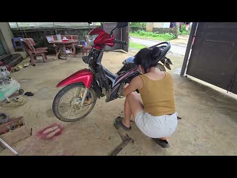 This talented young woman repairs and restores many different types of vehicles.